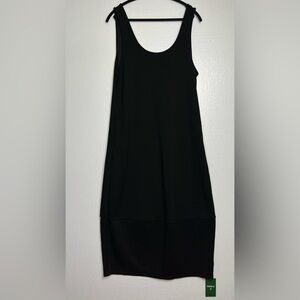 Halara black Maxi sleeveless dress size M NWT